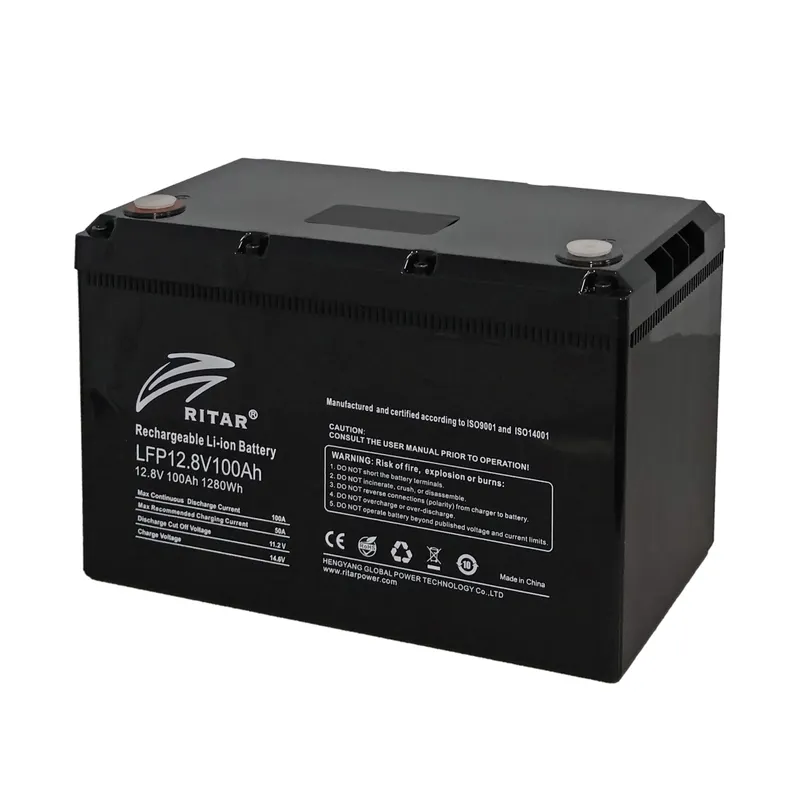  Аккумуляторная литиевая батарея 12 В 100 Aч, LiFePo4 Ritar LFP12.8V100Ah G1 
