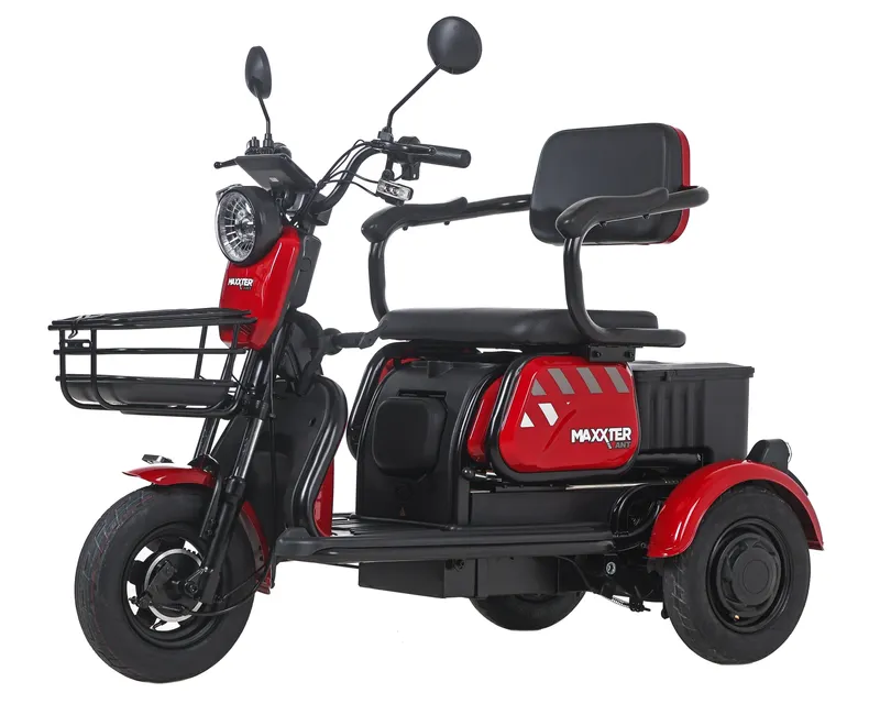 Электроскутер трехколесный ANT, 500 Вт, красный Maxxter ANT (Red)