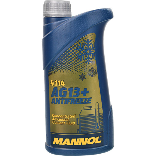  Концентрат антифризу Mannol AG13+ Antifreeze 1л жовтий