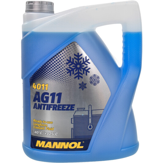  Антифриз готовий Mannol AG11 Antifreeze (-40°C) 5л синій