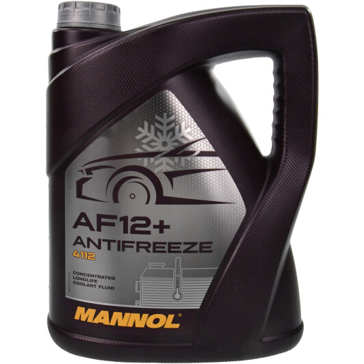  Концентрат антифризу Mannol AF12+ Antifreeze 5л червоний