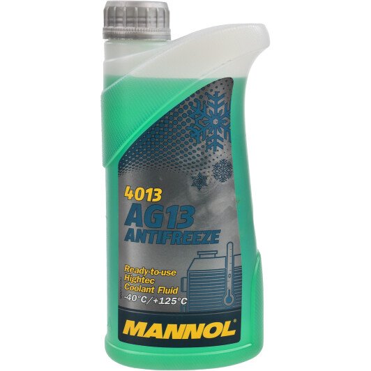Готовий антифриз Mannol AG13 Antifreeze (-40°C) 1л зелений