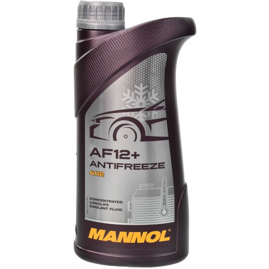 Концентрат антифризу Mannol AF12+ Antifreeze 1л червоний