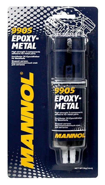  Рідкий метал MANNOL 9905 Epoxi-Metall  30гр/24мл/  