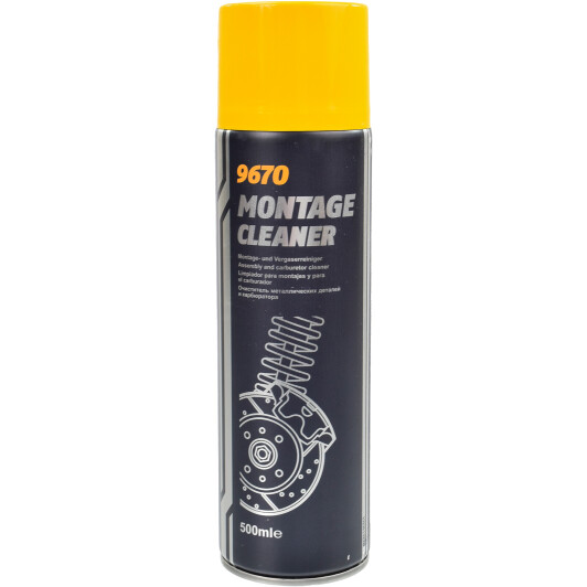 Очиститель и обезжириватель автодеталей MANNOL Montage Cleaner 9670 500 мл