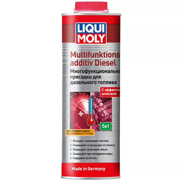 Многофункциональная дизельная присадка Liqui Moly Multifunktionsadditiv Diesel 1л (+антигель) 39025