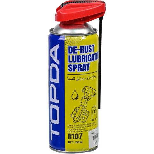 Преобразователь ржавчины Topda De-rust Lubricating 450ml R107