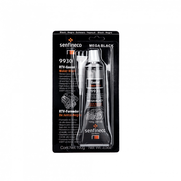 Силиконовый черный герметик Senfineco RTV Silicone Gasket Maker Black 9930 100 г