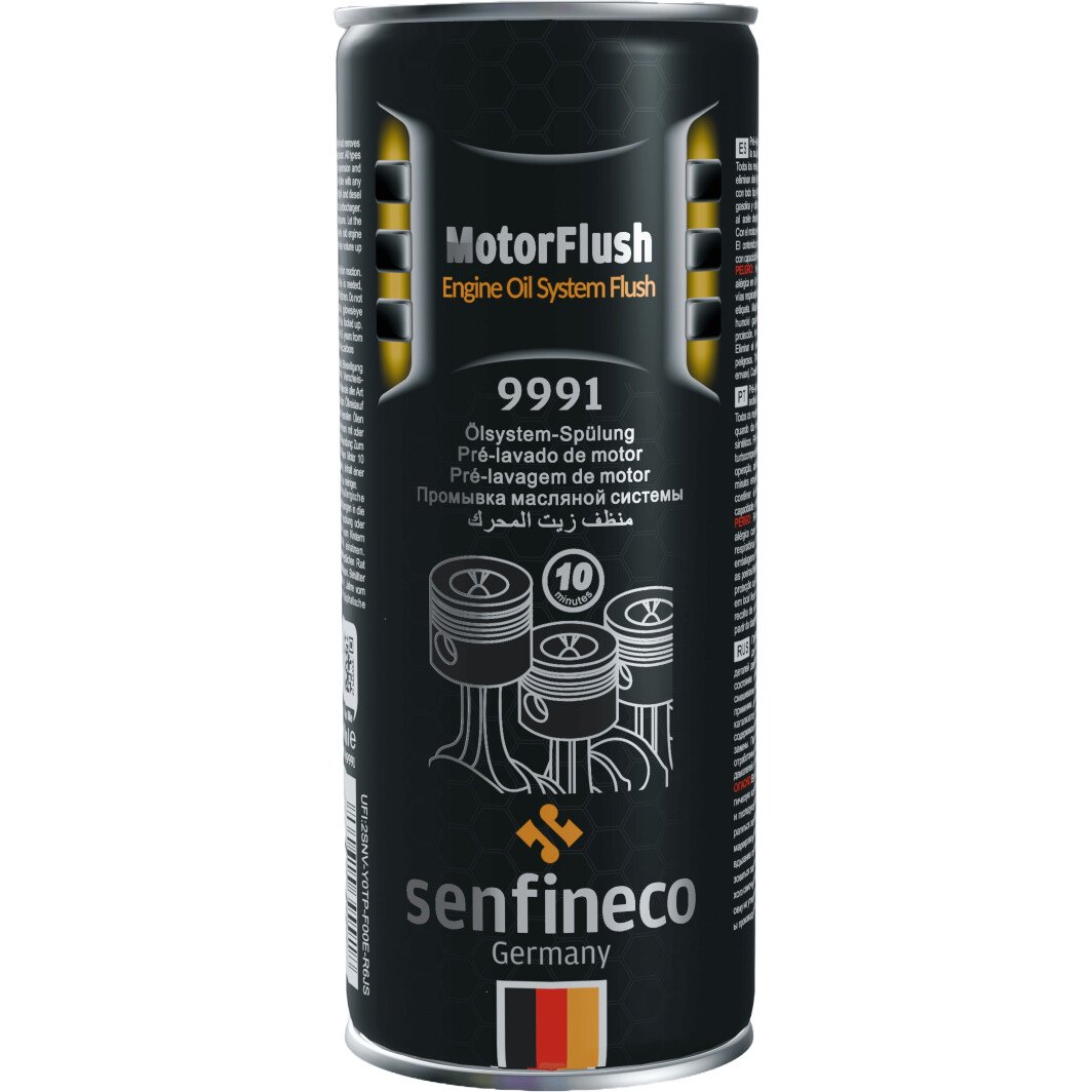 Промывка масляной системы Senfineco MotorFlush Engine oil system flush за 10 мин. 443мл