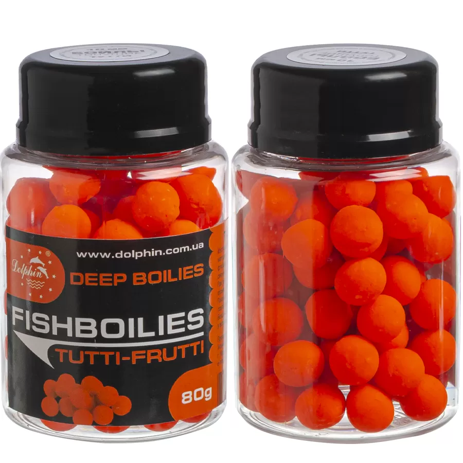 Бойлы тонущие Dolphin 10mm Тутти-Фрутти 80g