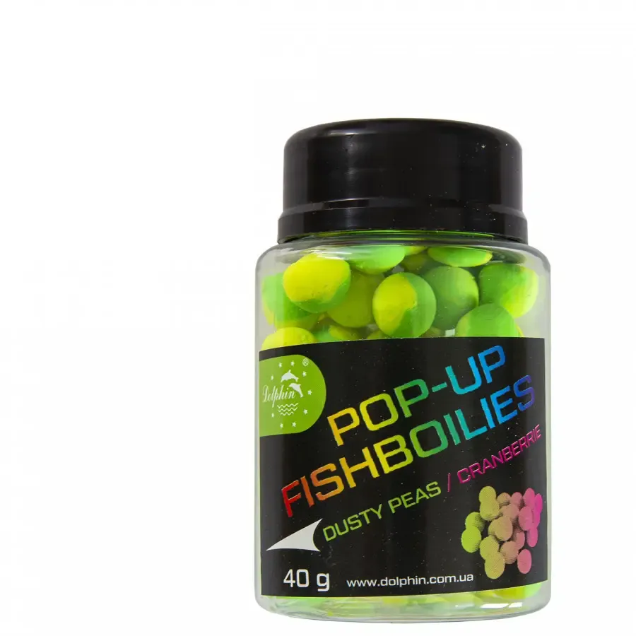 Бойли Dolphin Pop-up горох/журавлина 10mm 40g