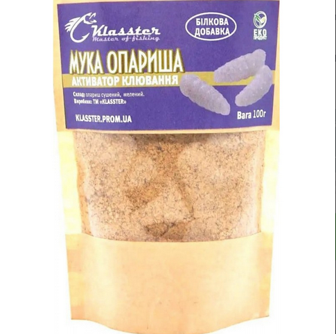  Активатор клева Мука опарыша KLASSTER, 100 г.