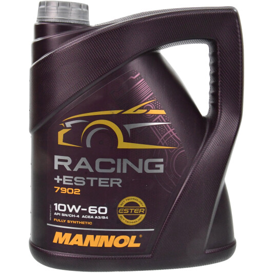  Моторна олива Mannol Racing + Ester 10W-60 4л