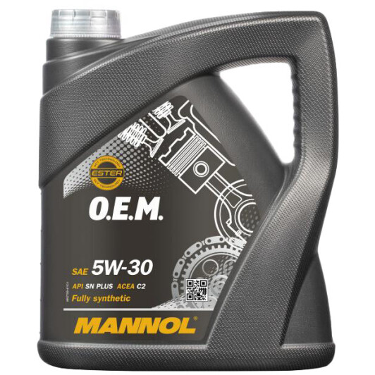  Моторна олива Mannol 7709 O.E.M. for Toyota Lexus 5W-30 4л