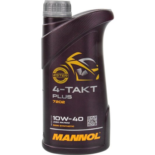 Моторна олива Mannol 4-TAKT PLUS 1л 10W-40