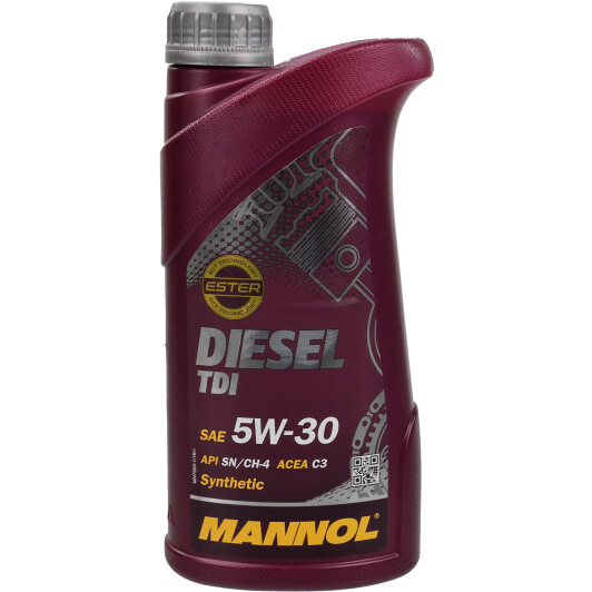  Моторна олива Mannol DIESEL TDI 5W-30 1л