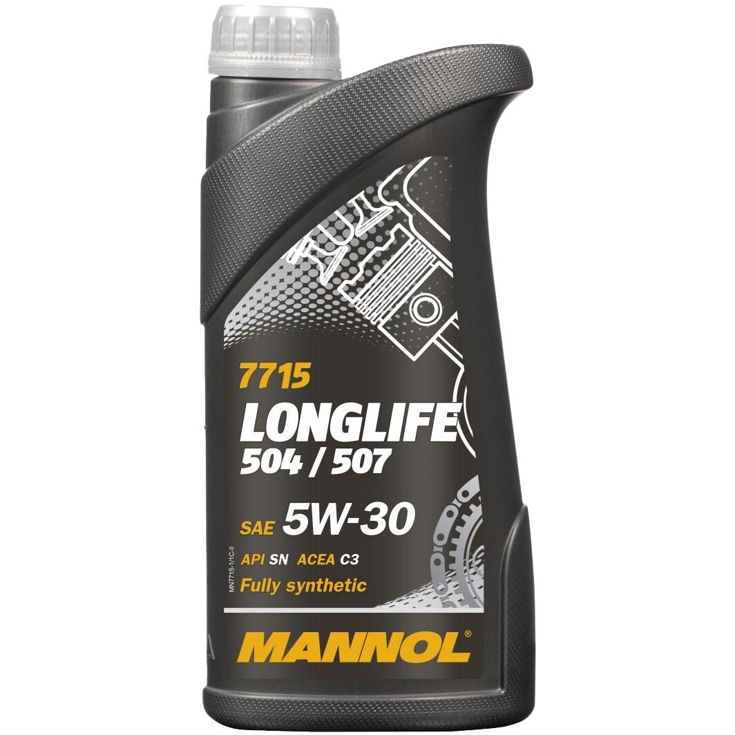 Моторна олива Mannol 7715 LONGLIFE 504/507 5W-30 1л