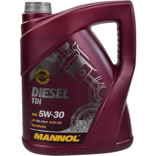  Моторное масло Mannol DIESEL TDI 5W-30 5л