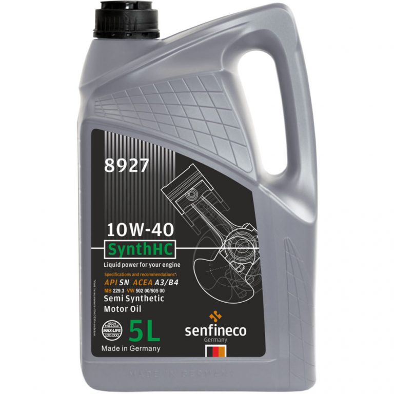 Моторна олива Senfineco 8927 SynthHC 10W-40 (TSN) - 5л 