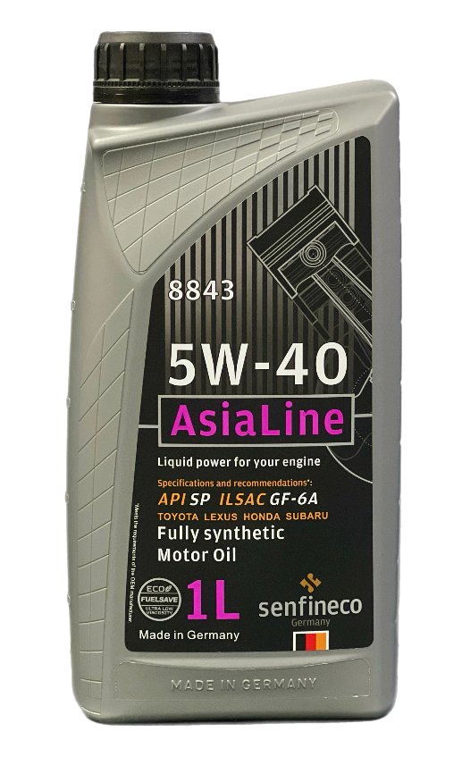 Моторное масло Senfineco 8843 AsiaLine 5W-40 (TSP) 1 л