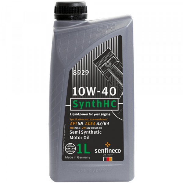 Моторна олива Senfineco 8929 SynthHC 10W-40 (TSN) - 1л  